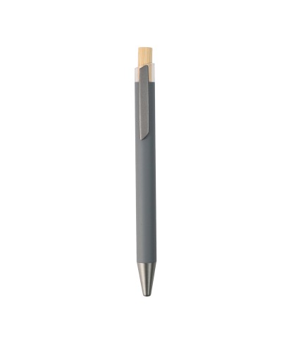 KEEN - Metal Ball Pen with Bamboo Button